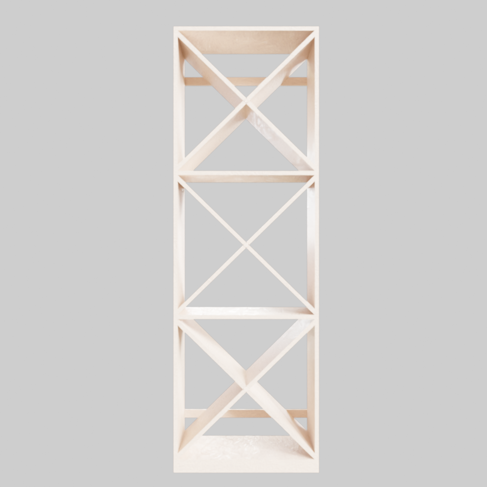 Solid X-Cube Bin Storage