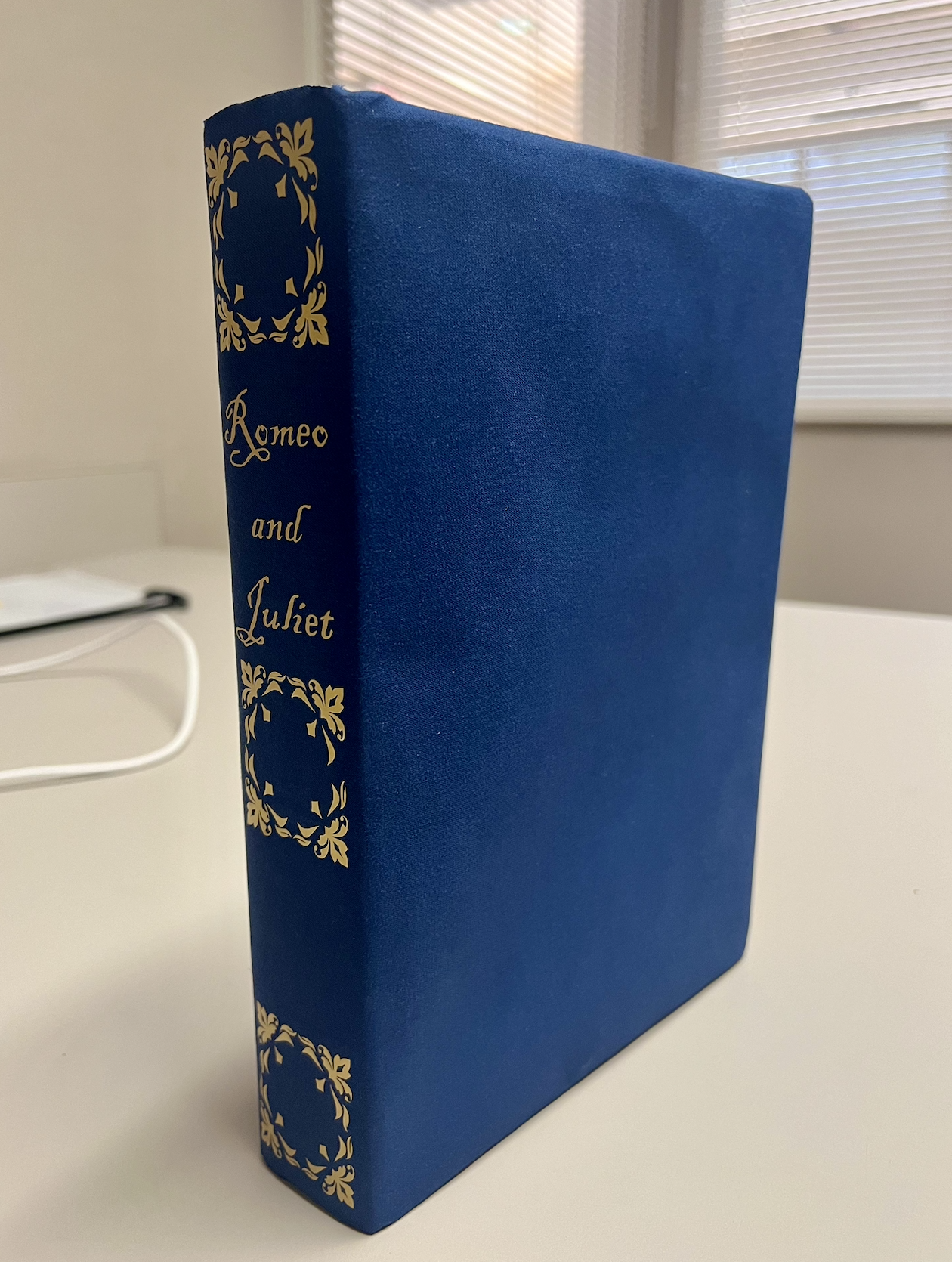 Fully covered book, designed for bookshelf.