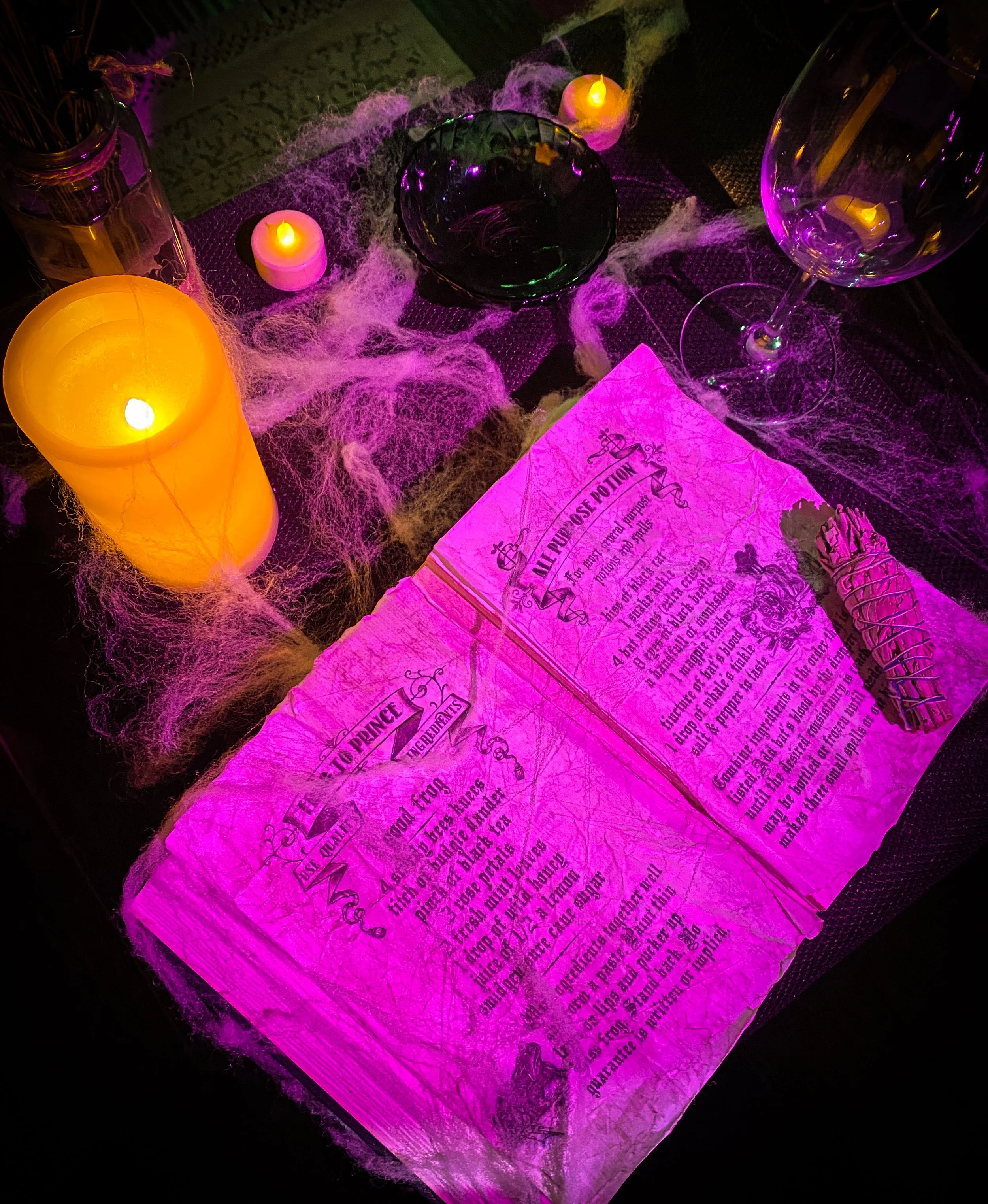 Prop creation & design (spell book) for short film.