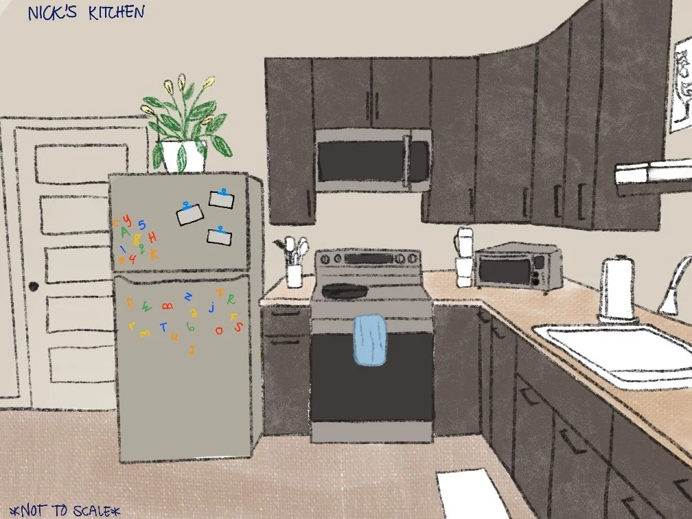 Rough sketch for short film, “What Lies Within Desire."