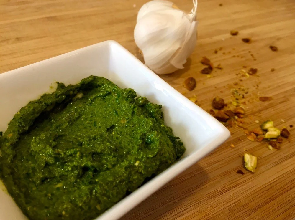 Lowfat Pistachio Pesto
