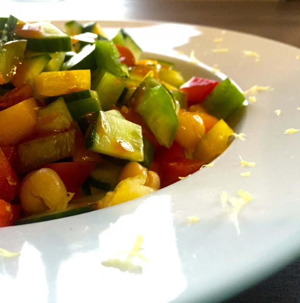 Spicy Cucumber Pepper Salad