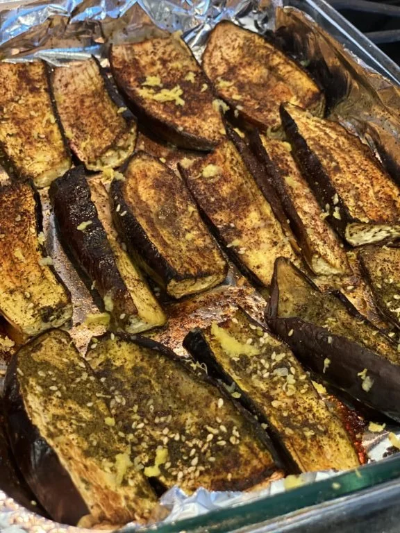 Middle Eastern Roasted Eggplant