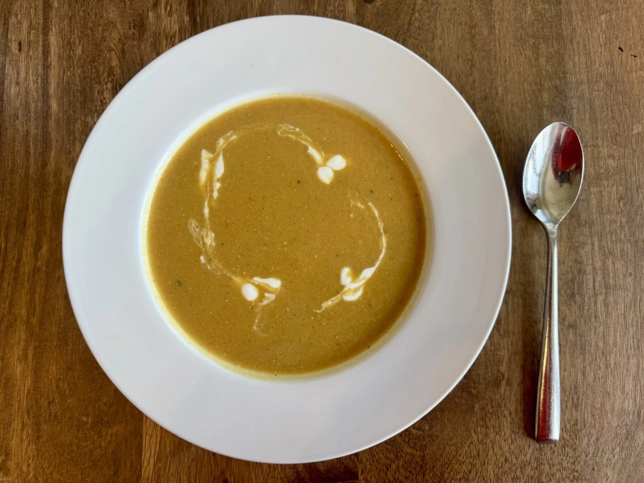 High Protein Curried Pumpkin Soup