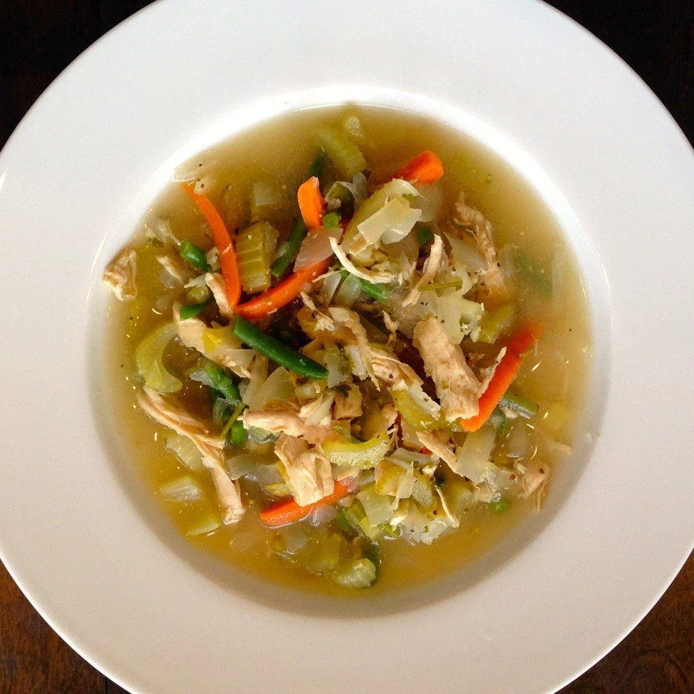 Hearty Chicken Vegetable Soup - Low Sodium and Gluten Free