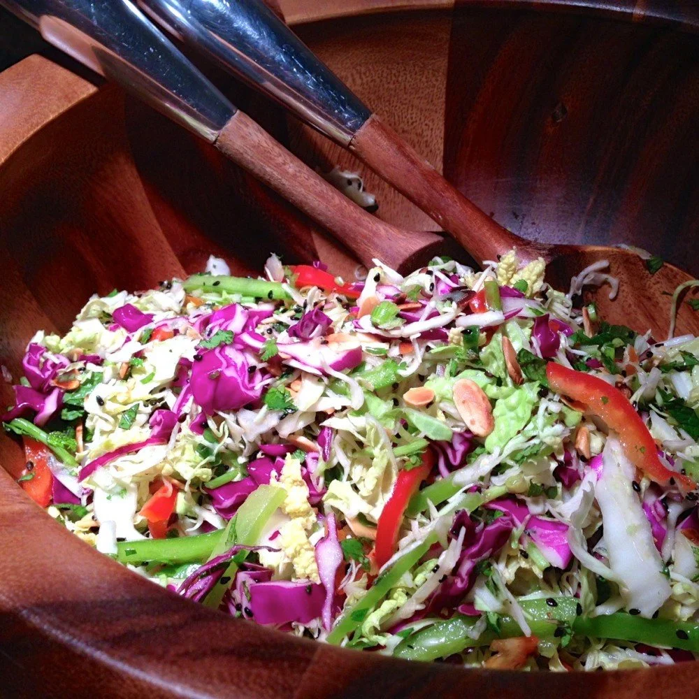 Rainbow Thai Slaw Salad
