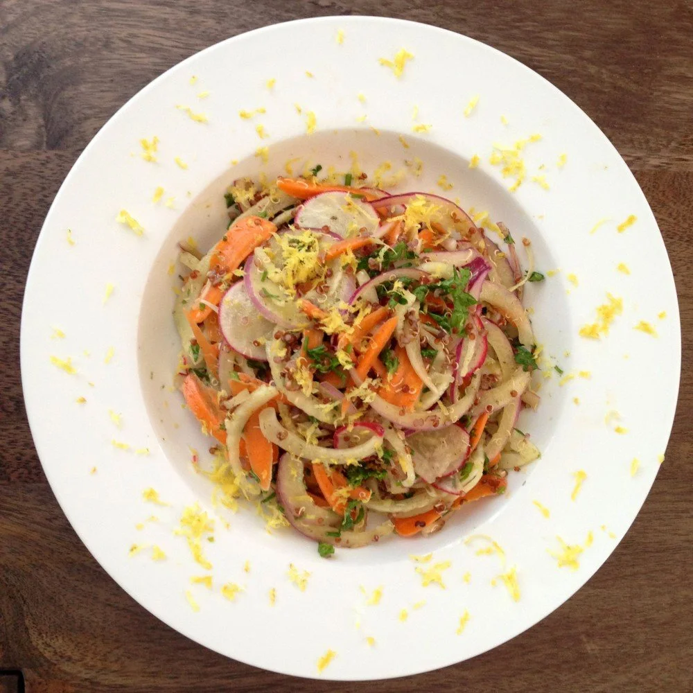 Dilly Lemon Quinoa Veggie Salad