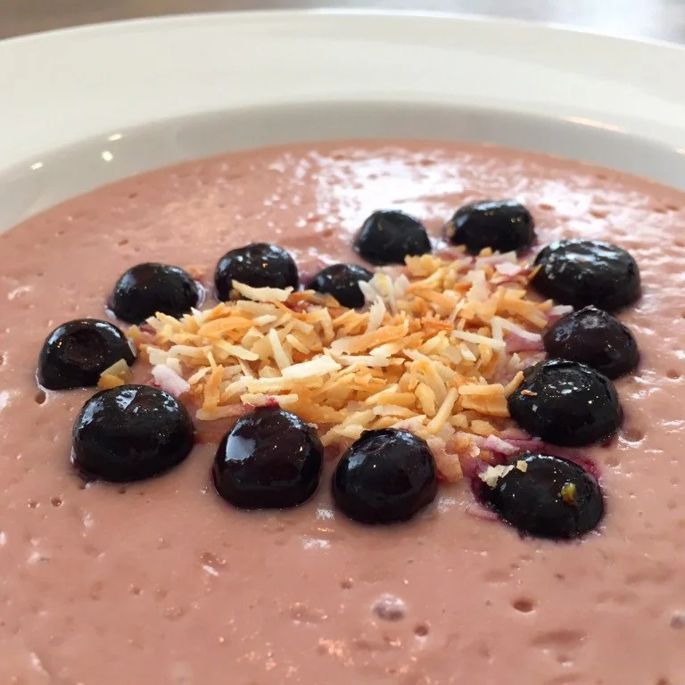 Berry Blended Breakfast Custard