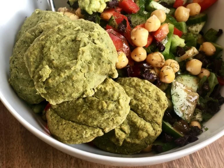 High Protein Baked Falafel