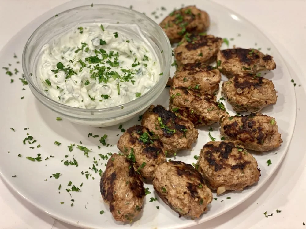 Click for our low fat + sodium tzatziki recipe!