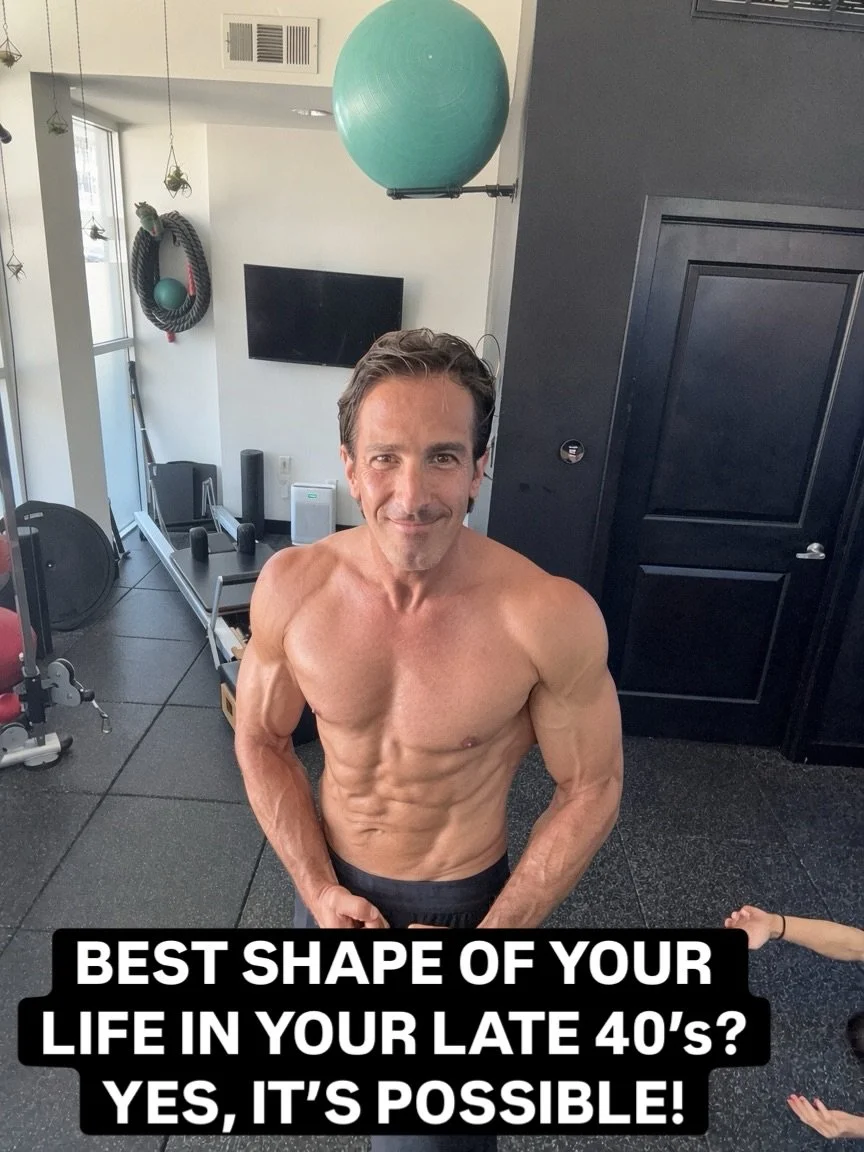 Best shape of your life in your late 40&rsquo;s?

It&rsquo;s possible. I&rsquo;m turning 48 in a few months + I&rsquo;m in the best shape of my life by every metric that counts:
🔥 Body fat is the lowest it&rsquo;s been since my pro soccer days 💪 Mo