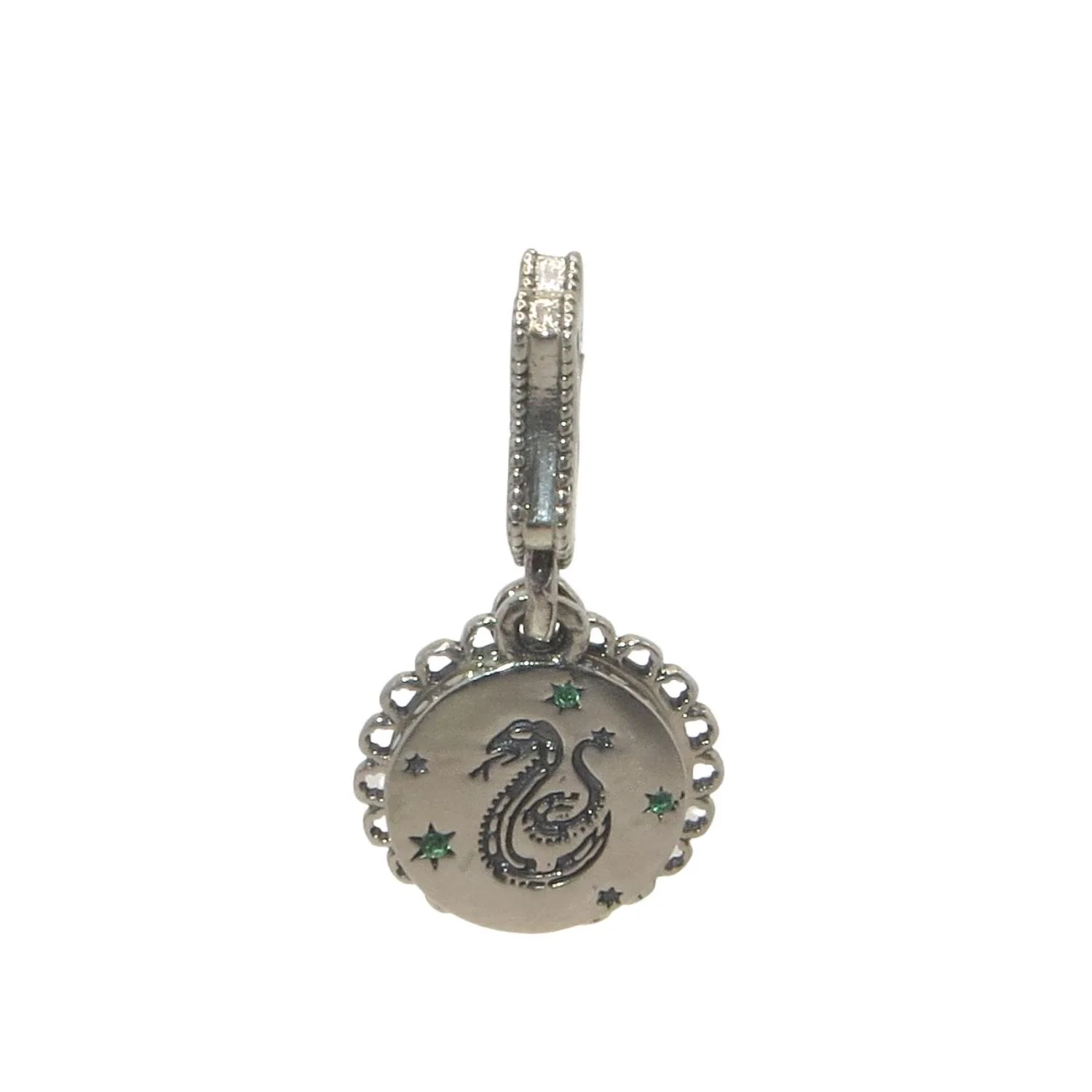 Pandora ©WBEI Harry Potter Slytherin House Dangle SS .925 Charm 798620C01