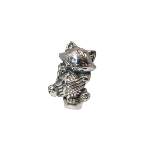 Pandora Kitten with Ball of Yarn Sterling Silver .925 Charm 799535C00