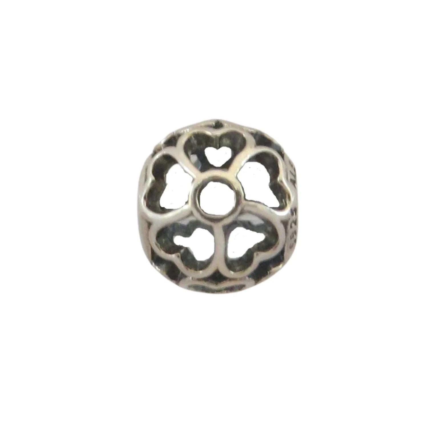 Pandora Primrose Openwork Flower Sterling Silver .925 Charm 791489