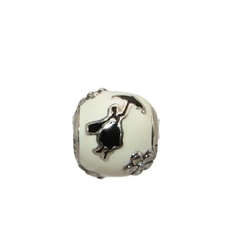 Pandora Disney Mary Poppins Silhouette Enamel CZ SS .925 Charm 797510ENMX