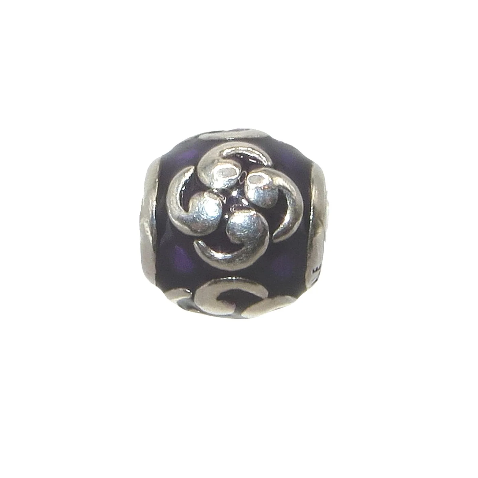 Pandora Zen in Purple Enamel & SS .925 Charm 790491EN13