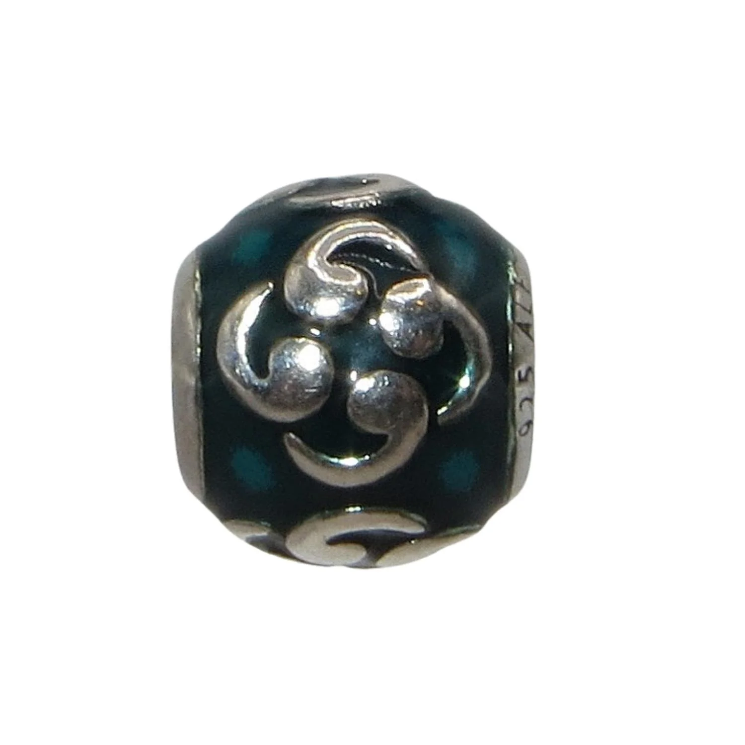 Pandora Zen in Turquoise Enamel & Sterling Silver .925 Charm 790491EN08
