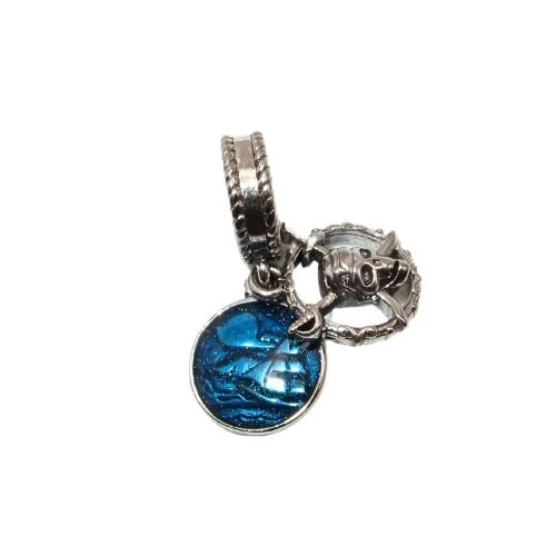 Pandora Rare!! Disney Pirates Caribbean 2022 Summer Ed. SS .925 Charm 791637C01