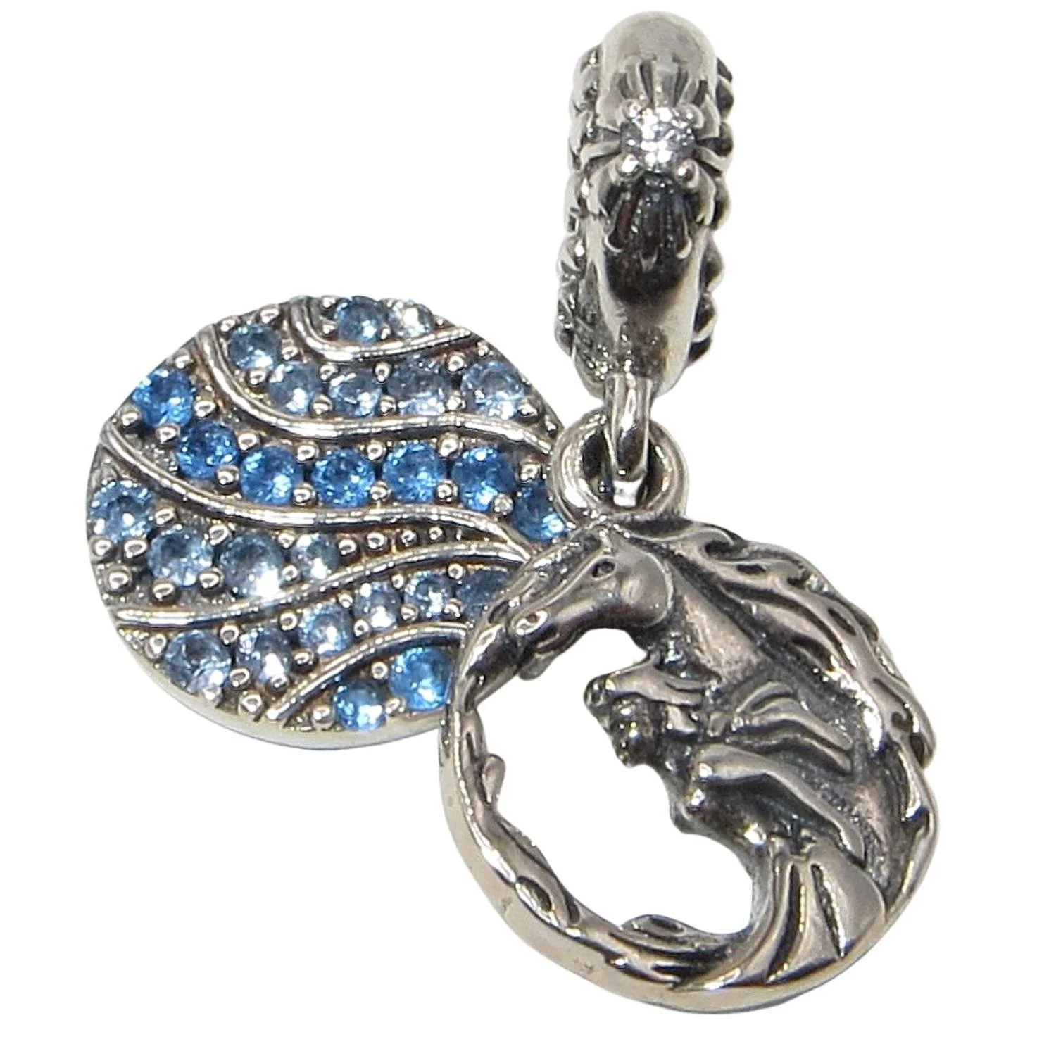 Pandora Disney Frozen Elsa & Nokk Inner Strength CZ & SS .925 Dangle Charm 798456C01