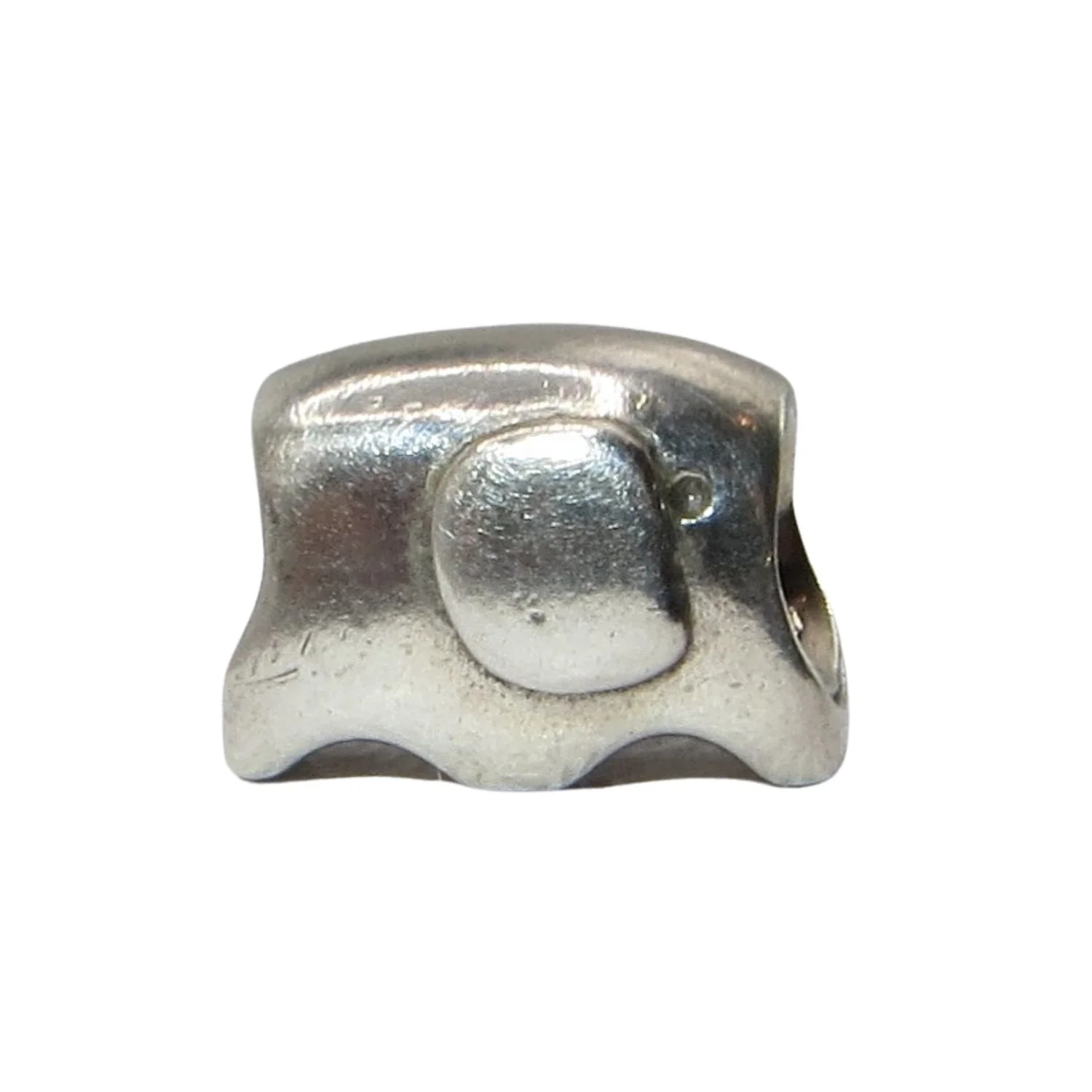 Pandora Rare Sideways Elephant & SS .925 Charm 790123