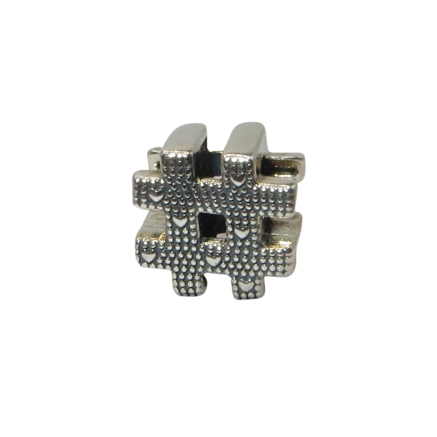 Pandora Hashtag Symbol Social Media Sterling .925 Charm 798128