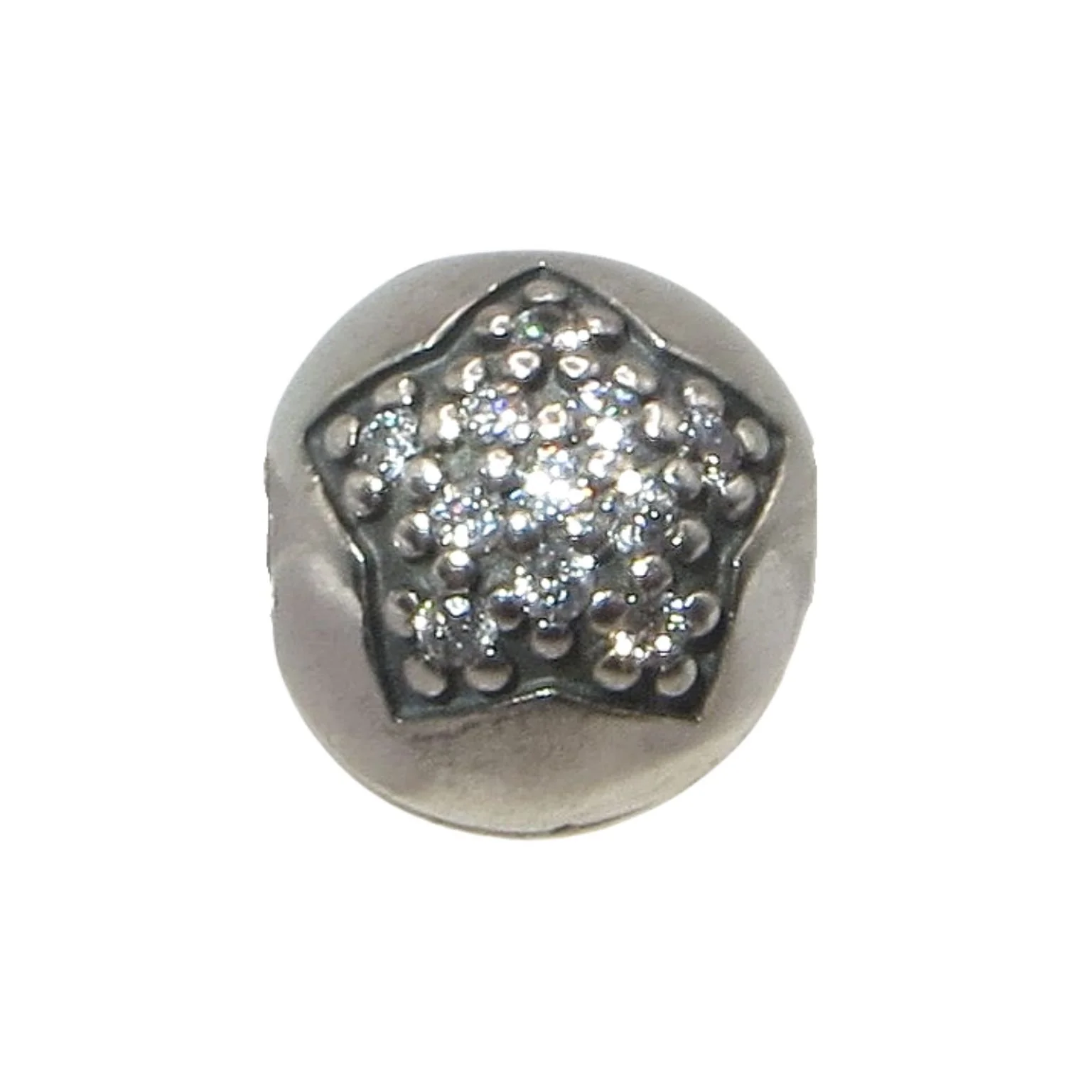 Pandora You're A Star Clear CZ Sterling Silver .925 Clip Charm 791056CZ