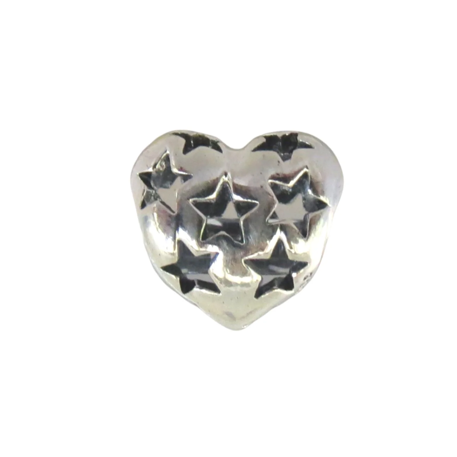 Pandora Starry Heart Openwork Sterling Silver .925 Charm 791393