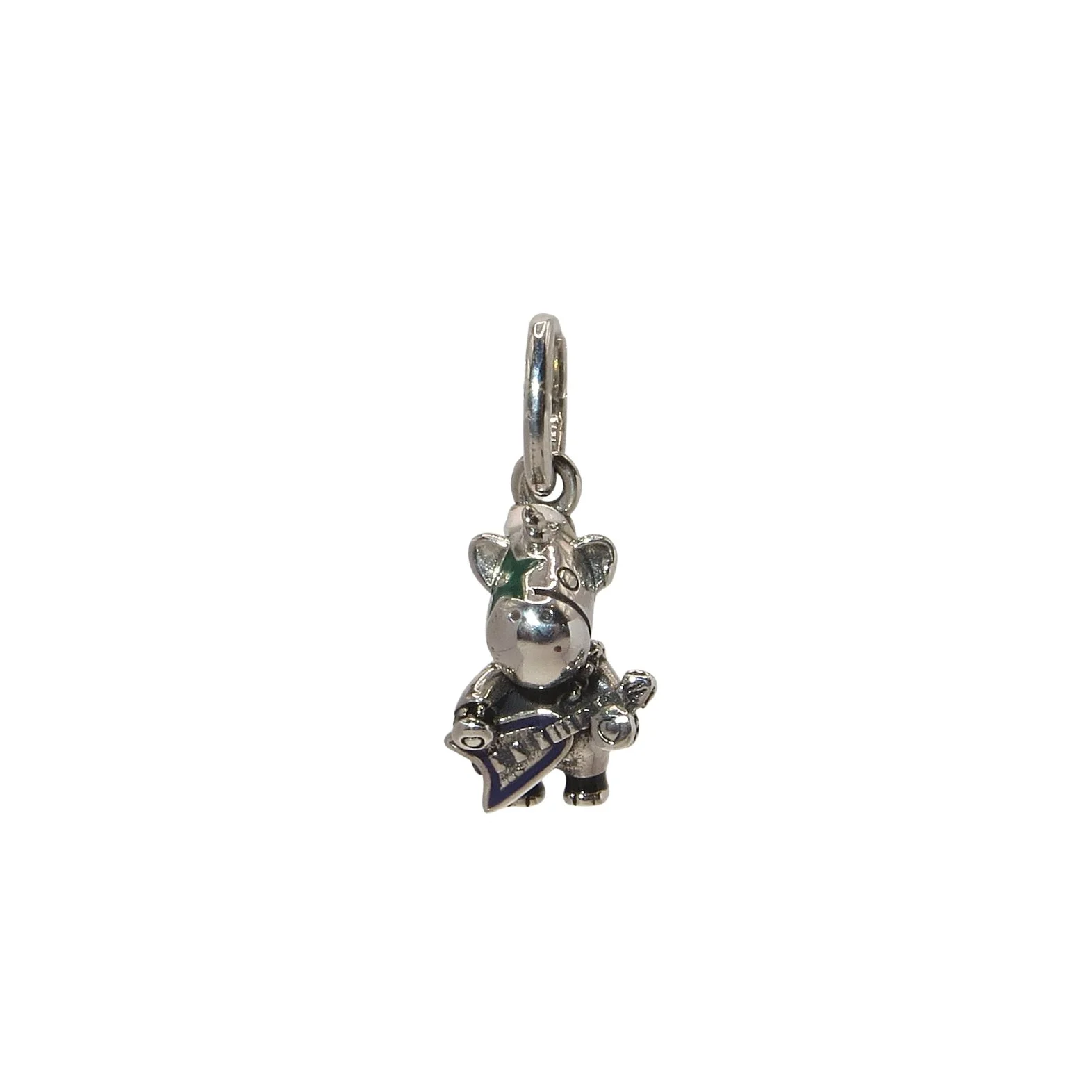 Pandora Bruno Unicorn Punk Band Player Sterling Silver Charm/Pendant 798320ENMX