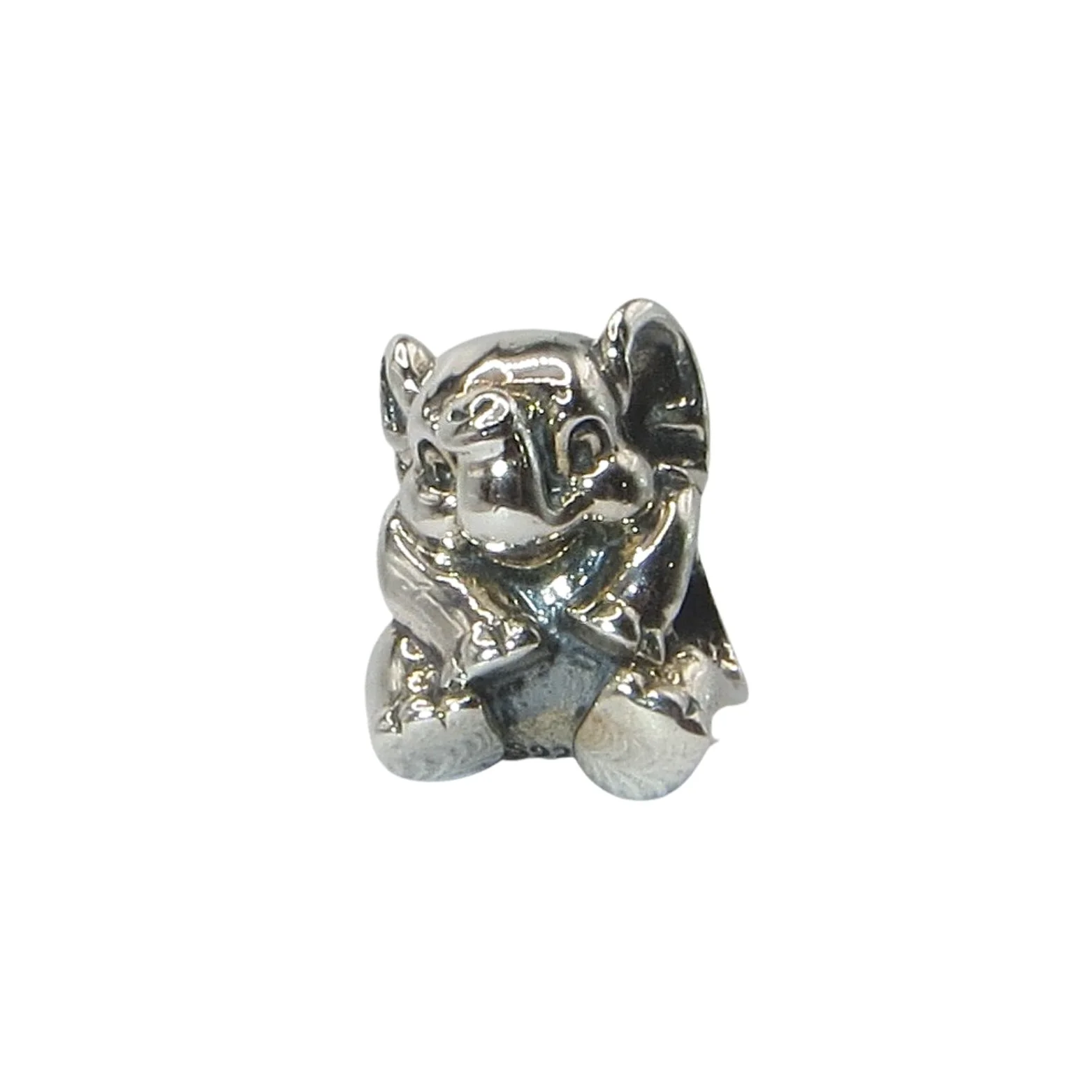 Pandora Lucky Elephant Sitting Sterling Silver Charm 791902