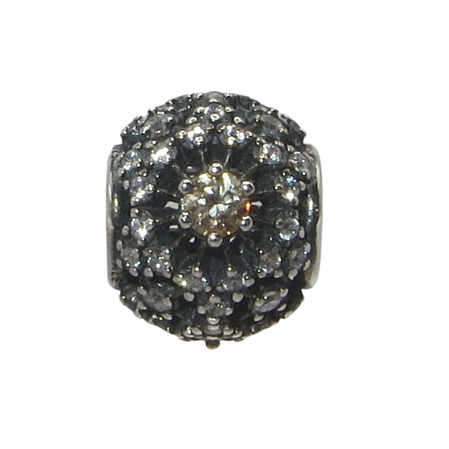 Pandora Inner Radiance Champagne CZ & SS .925 Charm 791370CCZ
