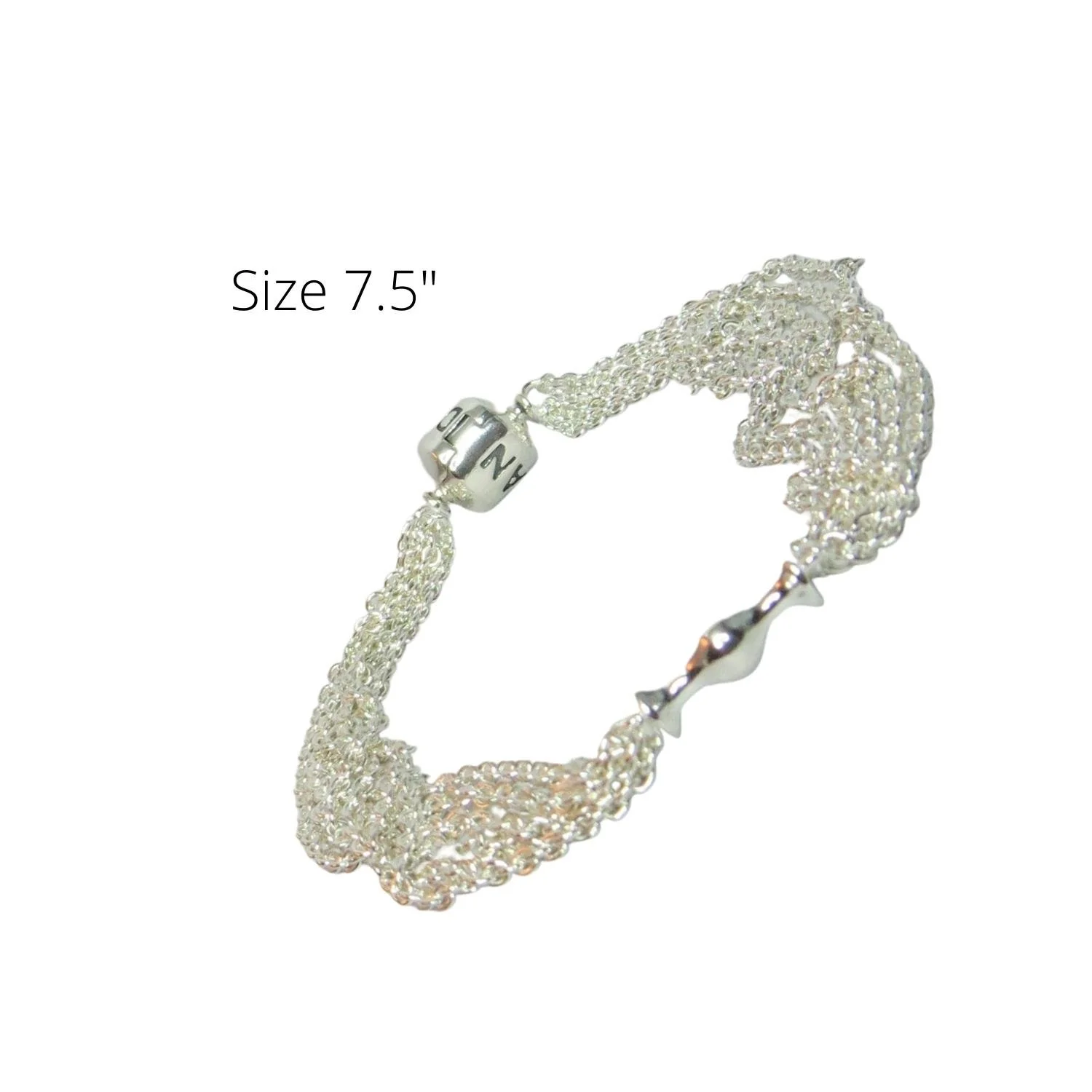 Pandora One-clip Multi-chain Charm Bracelet 7.5" SS .925 591701