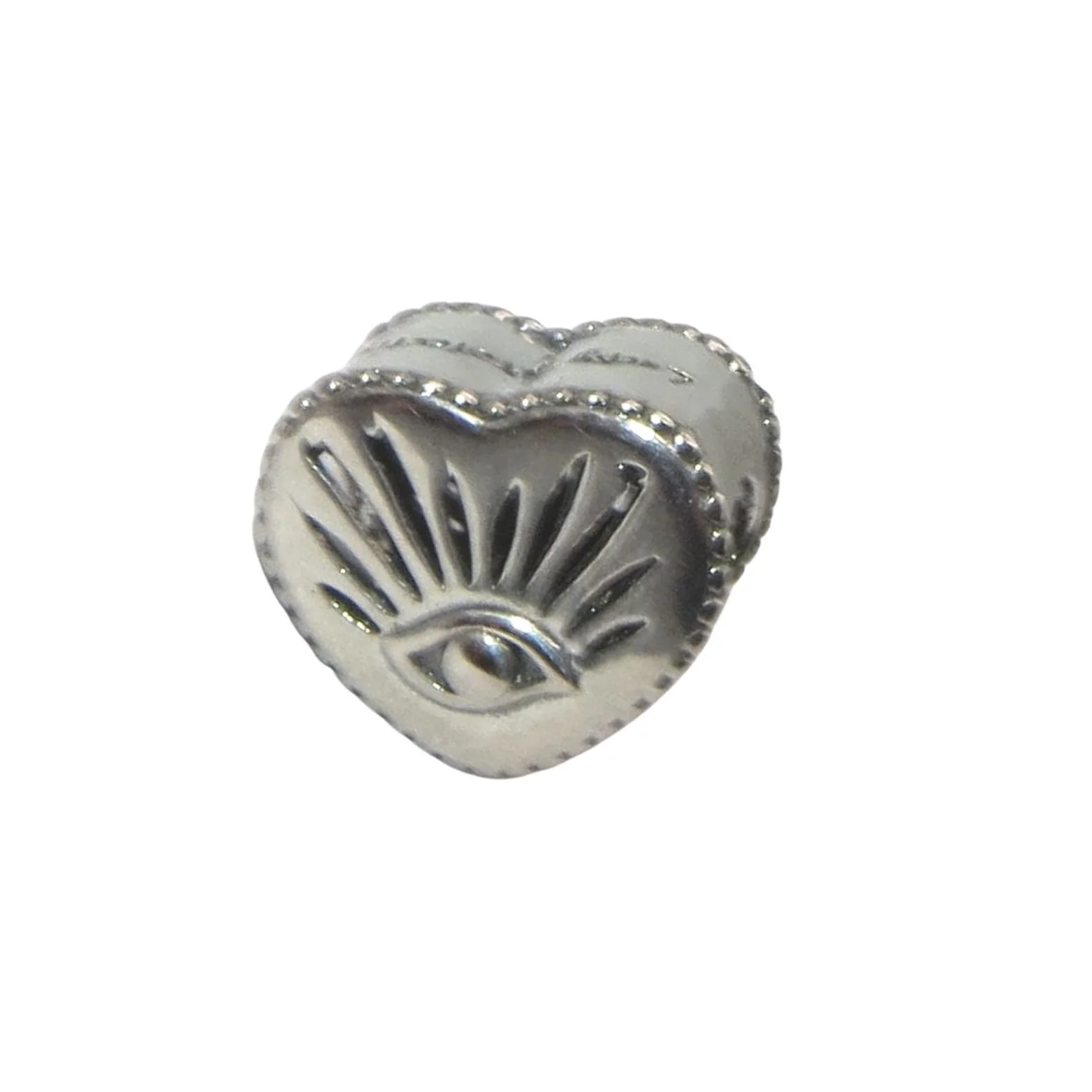 Pandora All Seeing Eye Heart Lucky Protection Sterling Silver Charm 799179C00