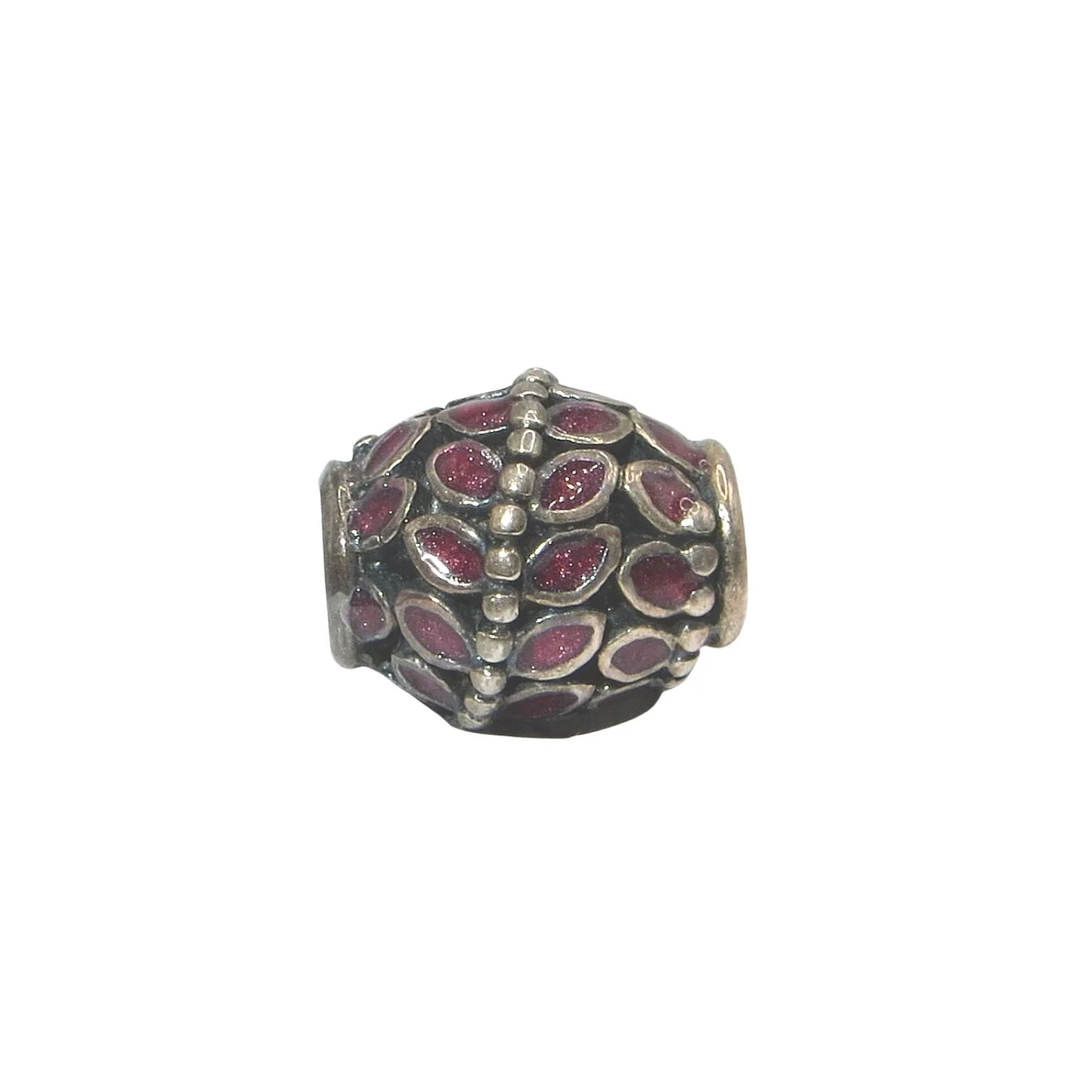 Pandora Rare Climbing Ivy  in Red Enamel & SS .925 Charm 791035EN33