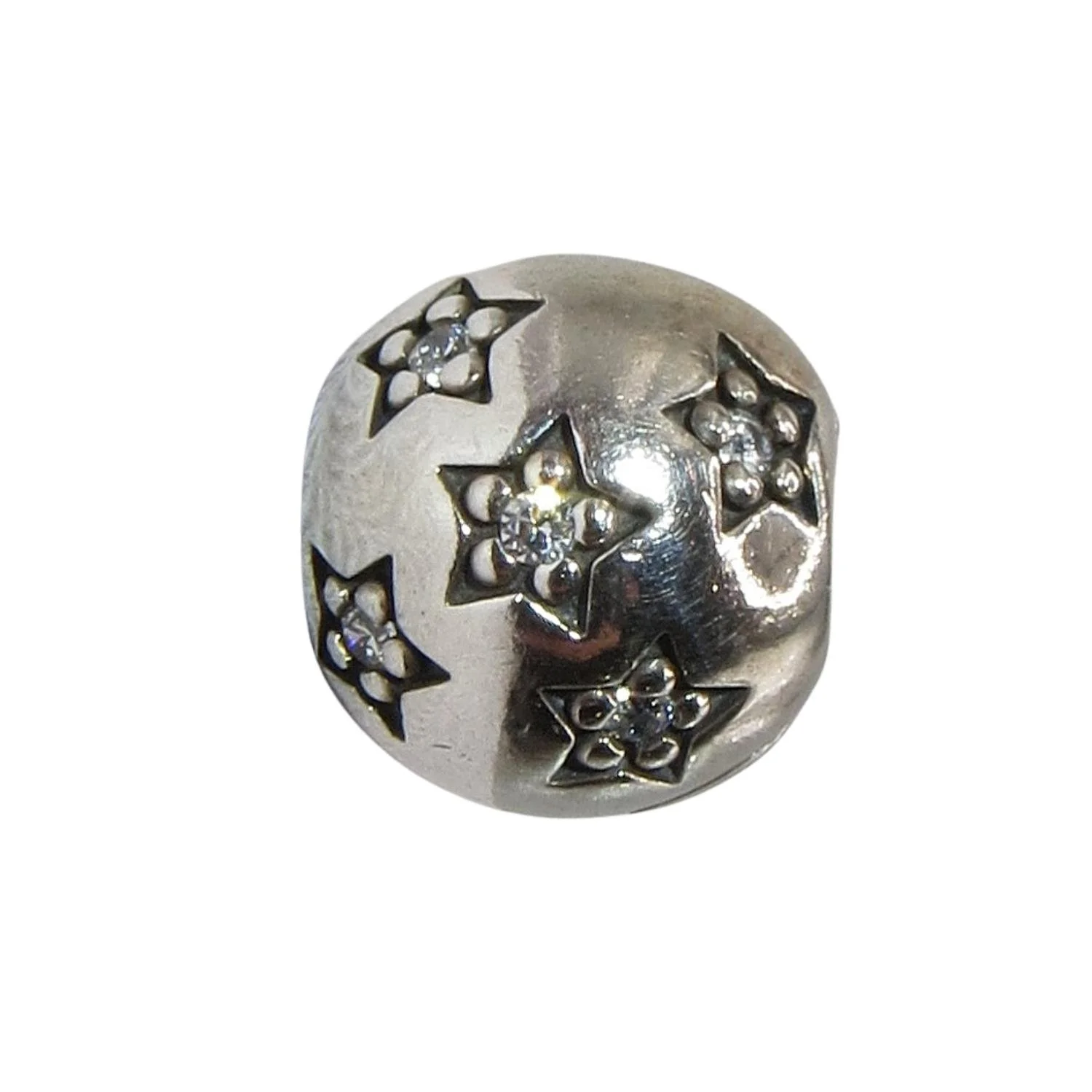Pandora Twinkle Twinkle Clear CZ Sterling Silver .925 Clip Charm 791058CZ