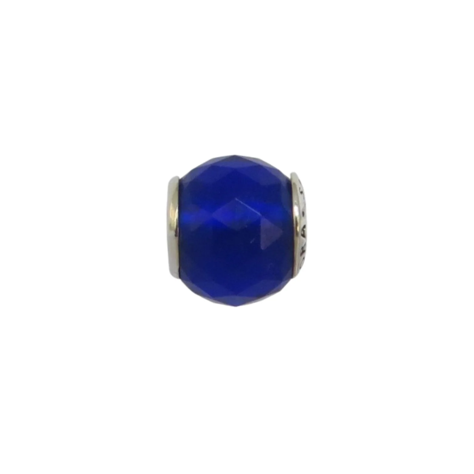 Pandora Geometric Facets in Royal Blue CZ & SS .925 Charm 791722NCN