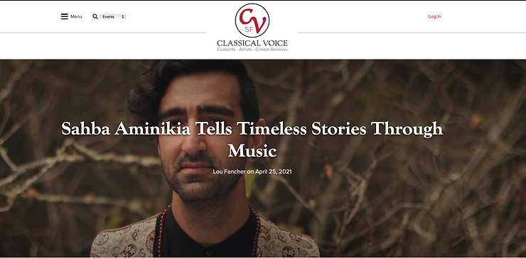 Sahba Aminikia Tells Timeless Stories Through Music