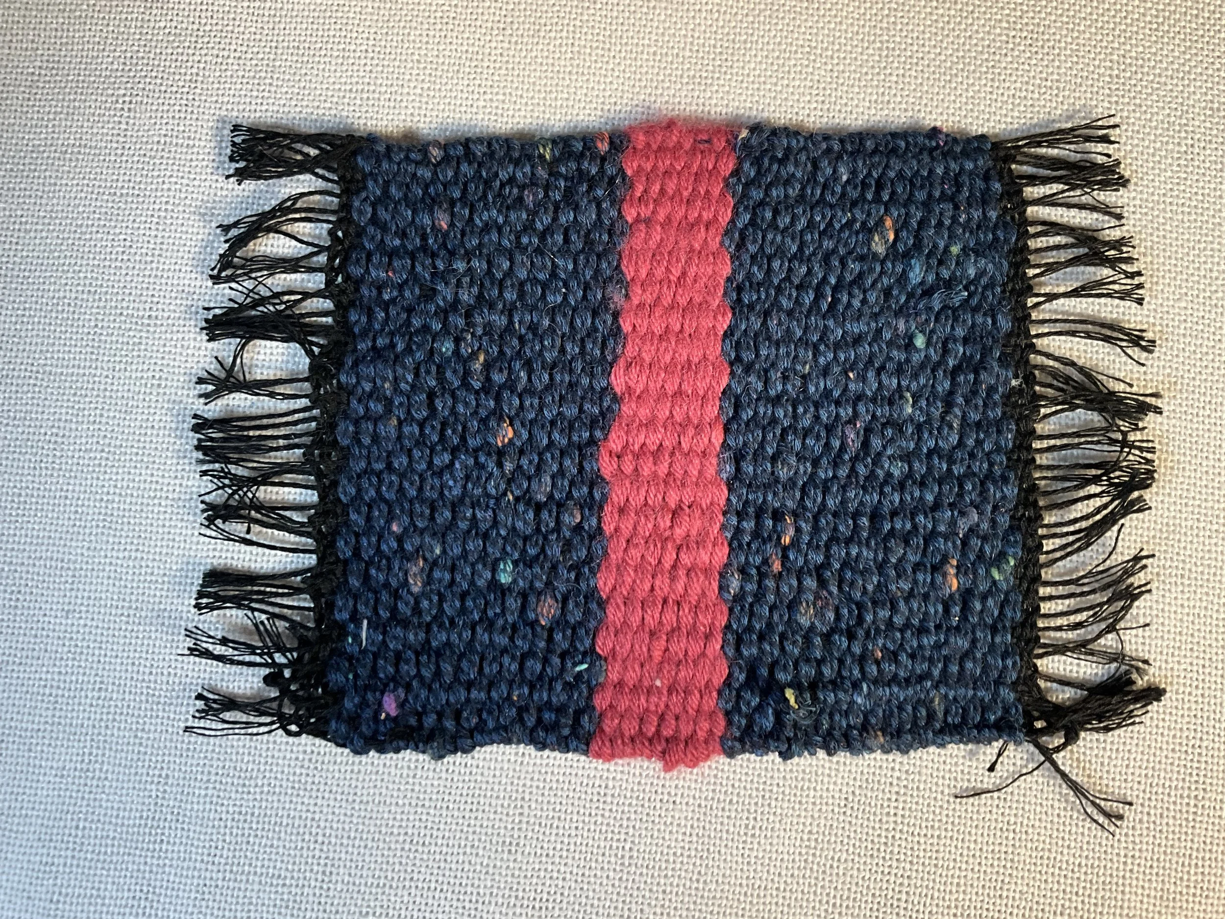 Blue and hot pink Mug Rub