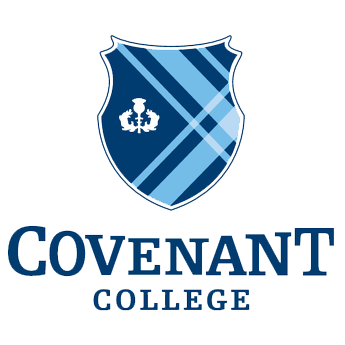 Govenant College logo with shield and the words 'Covenant College' underneath.