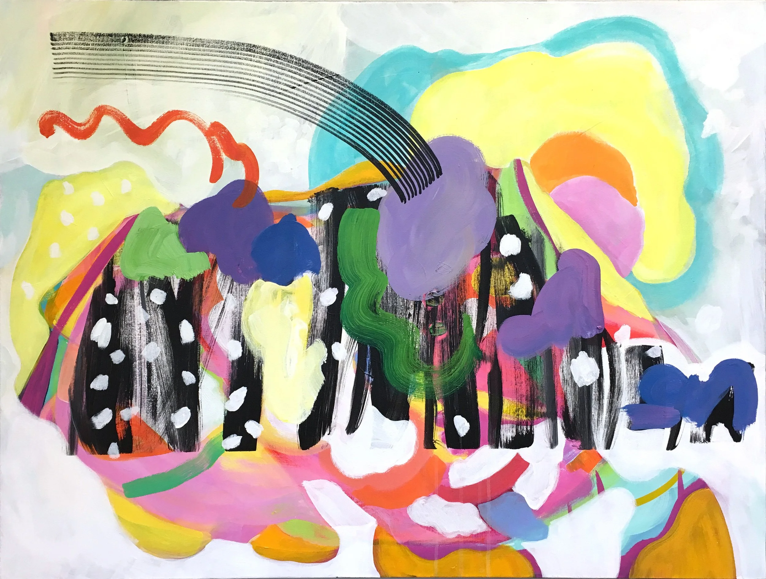 Tsaros_Amantha_Parades and Popsicles_Acrylic on Canvas_30x40 inches copy.jpg