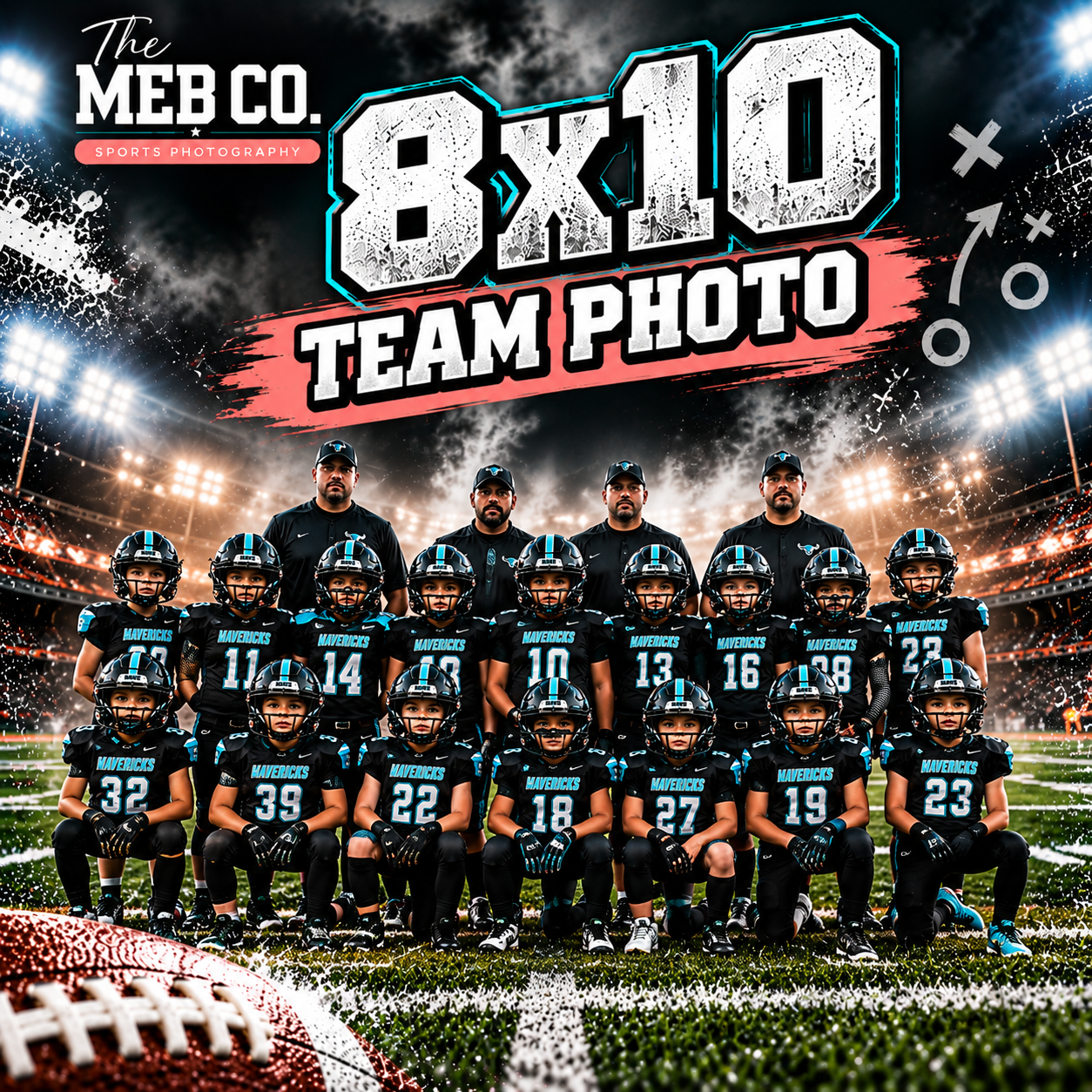 Mavericks 8x10 Team Photo Poster.png