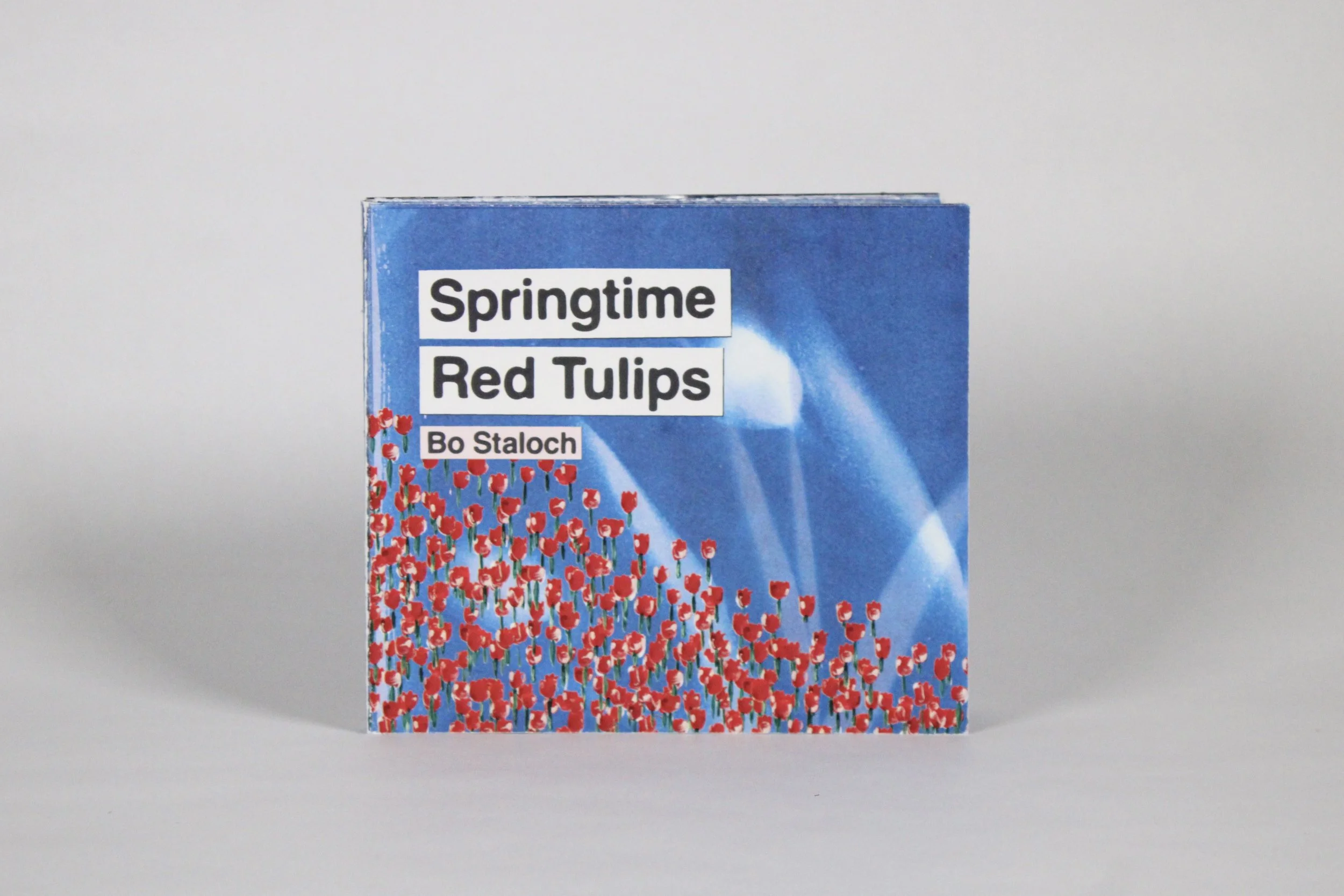 “Springtime Red Tulips” CD Packaging Front Cover