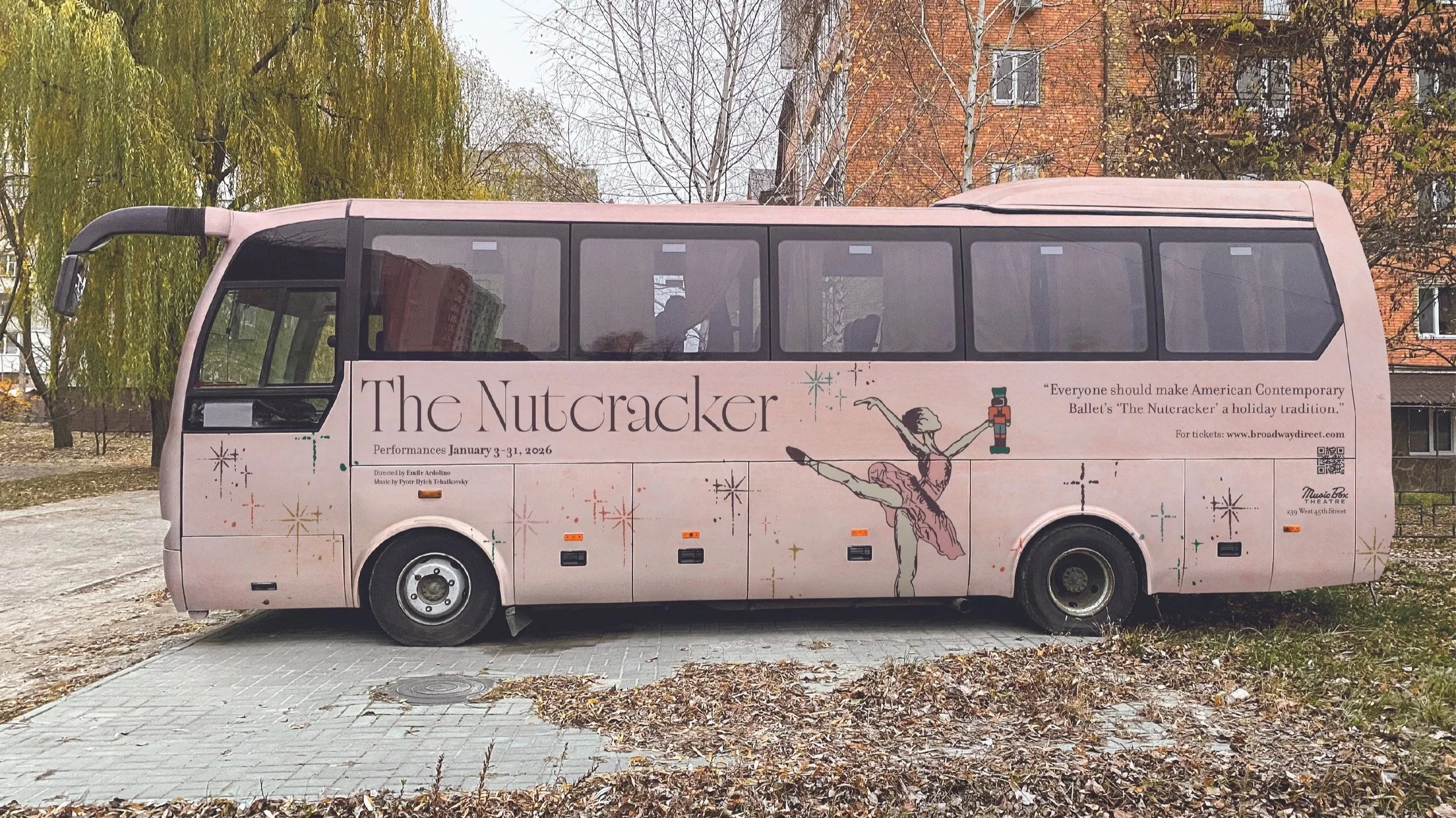 Nutcracker Campaign Bus Wrap