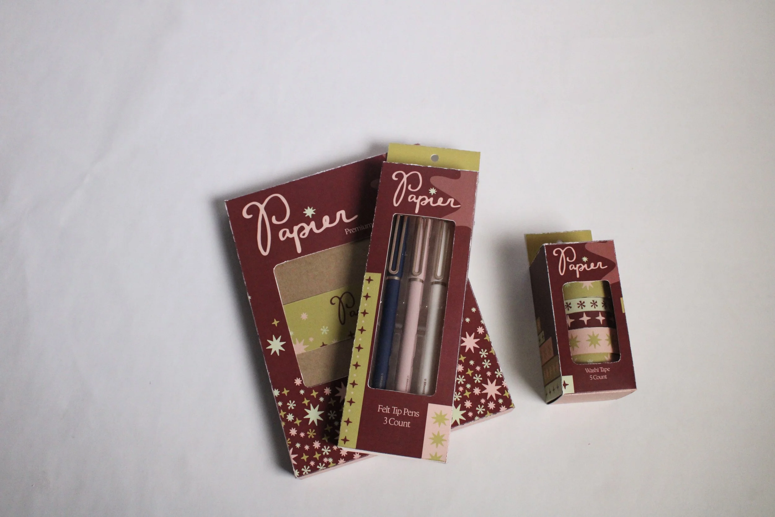 Papier Holiday Rebrand Stationary Set