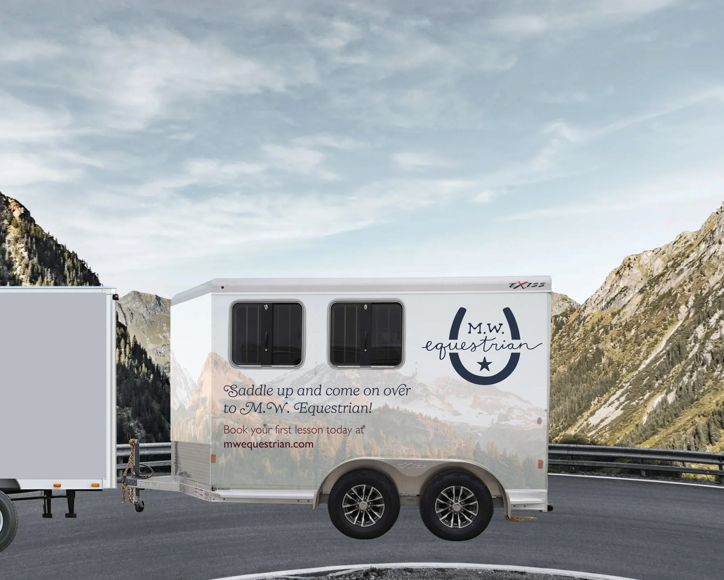 M.W. Equestrian Trailer Wrap