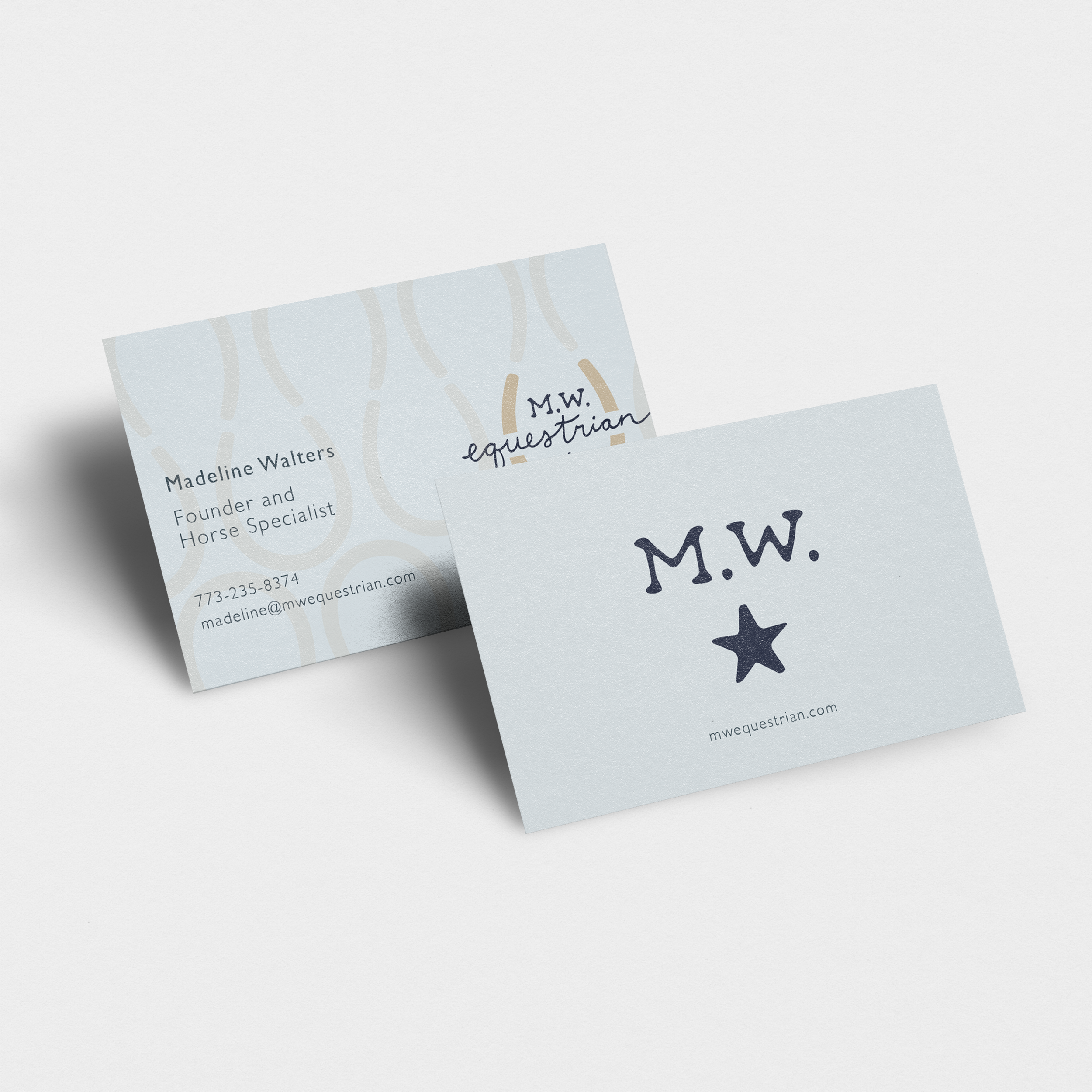 M.W. Equestrian Business Cards