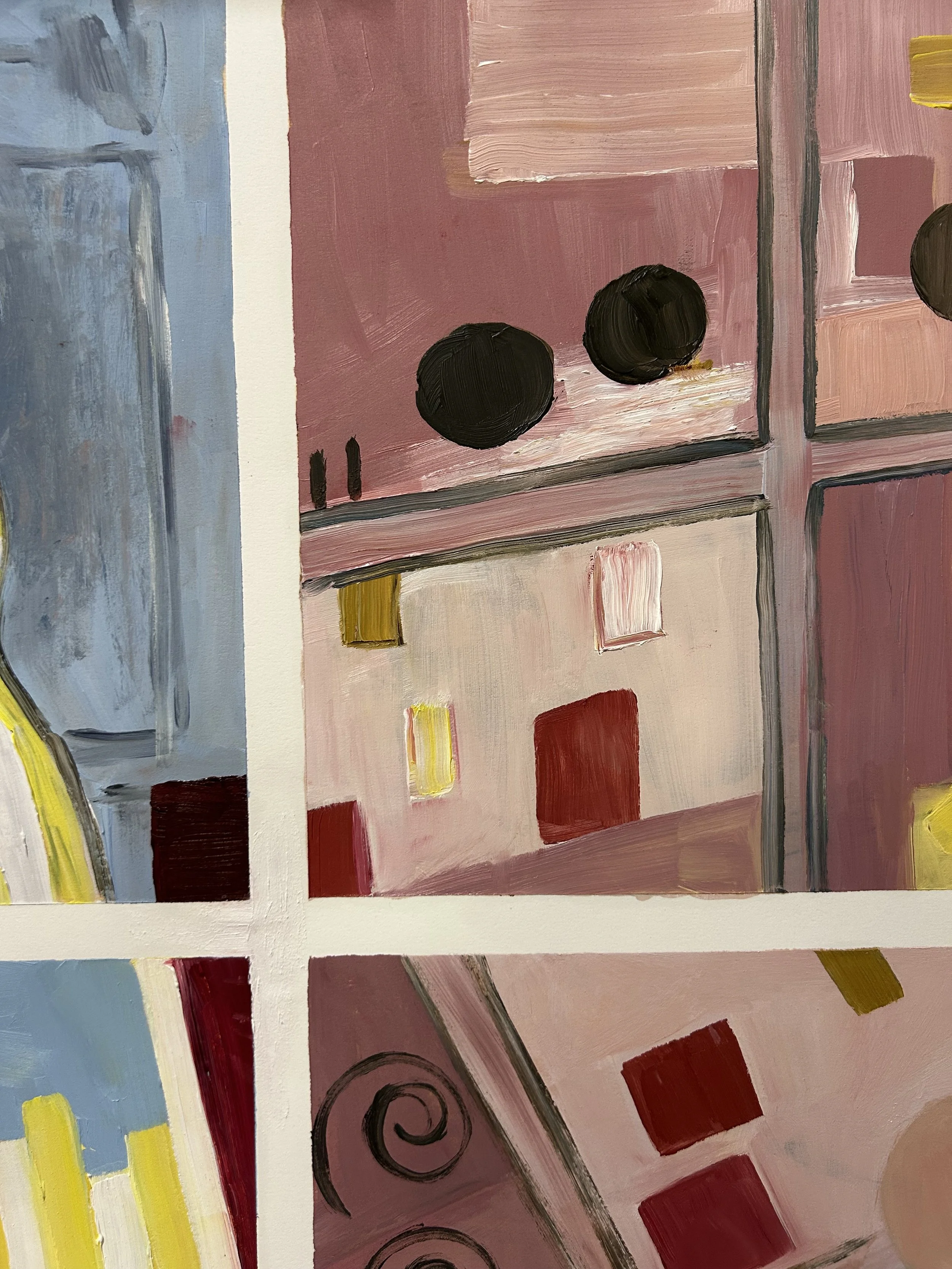 Stepped Abstraction Master Painting