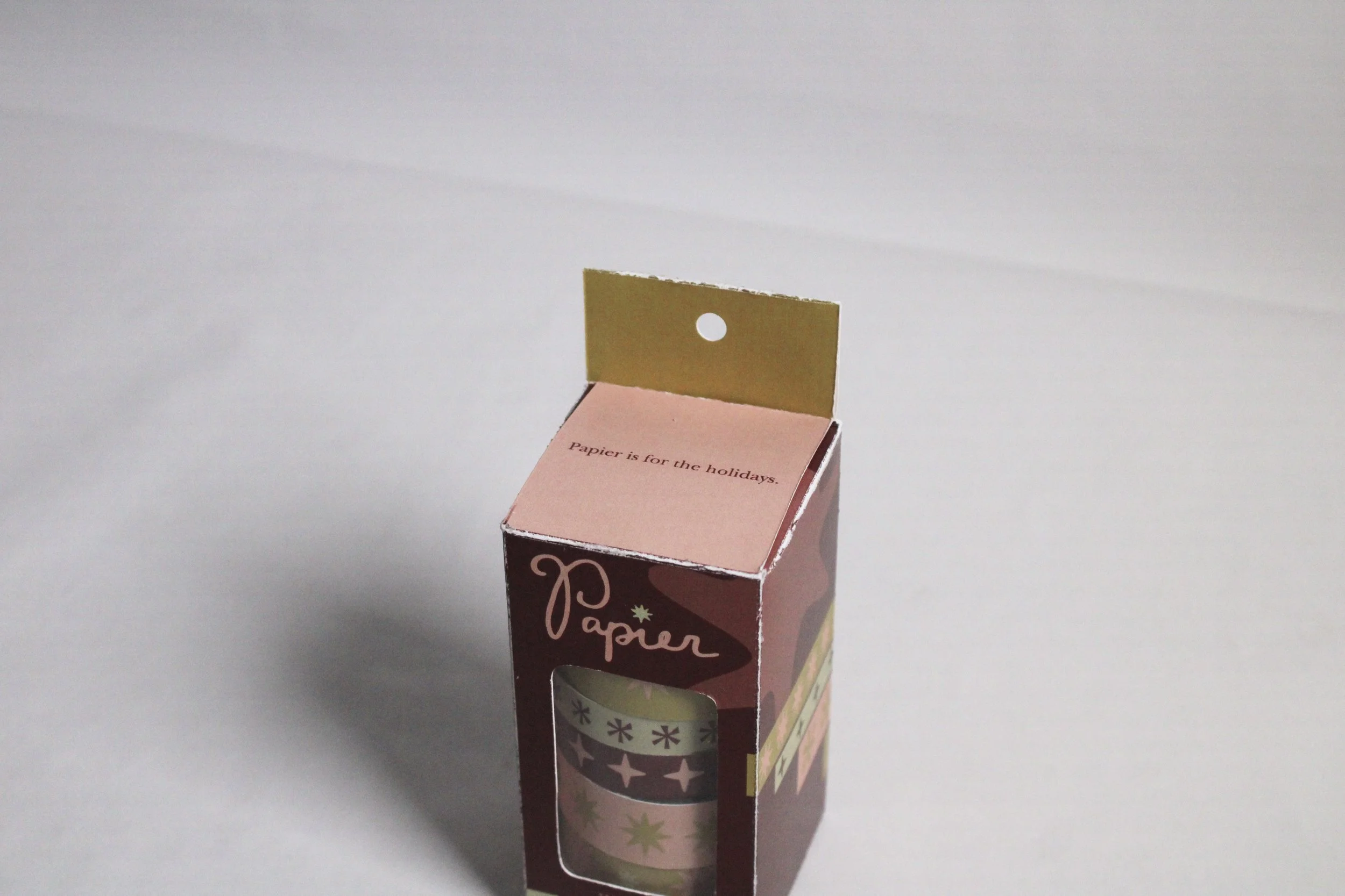 Papier Holiday Rebrand Stationary Washi Tape