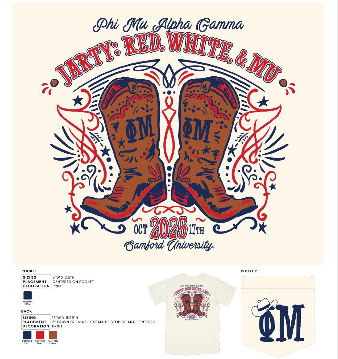 Phi Mu Jarty Shirt