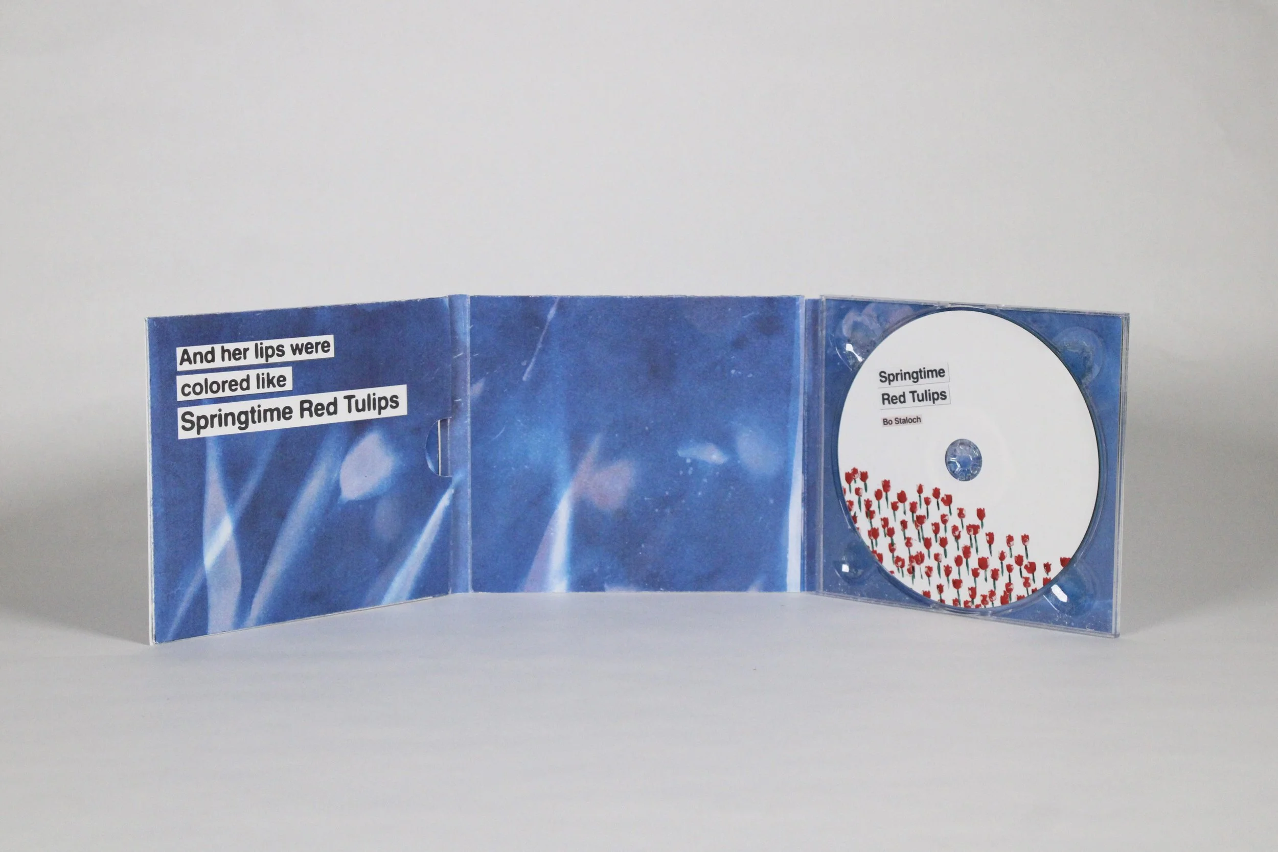 “Springtime Red Tulips” CD Packaging Inside