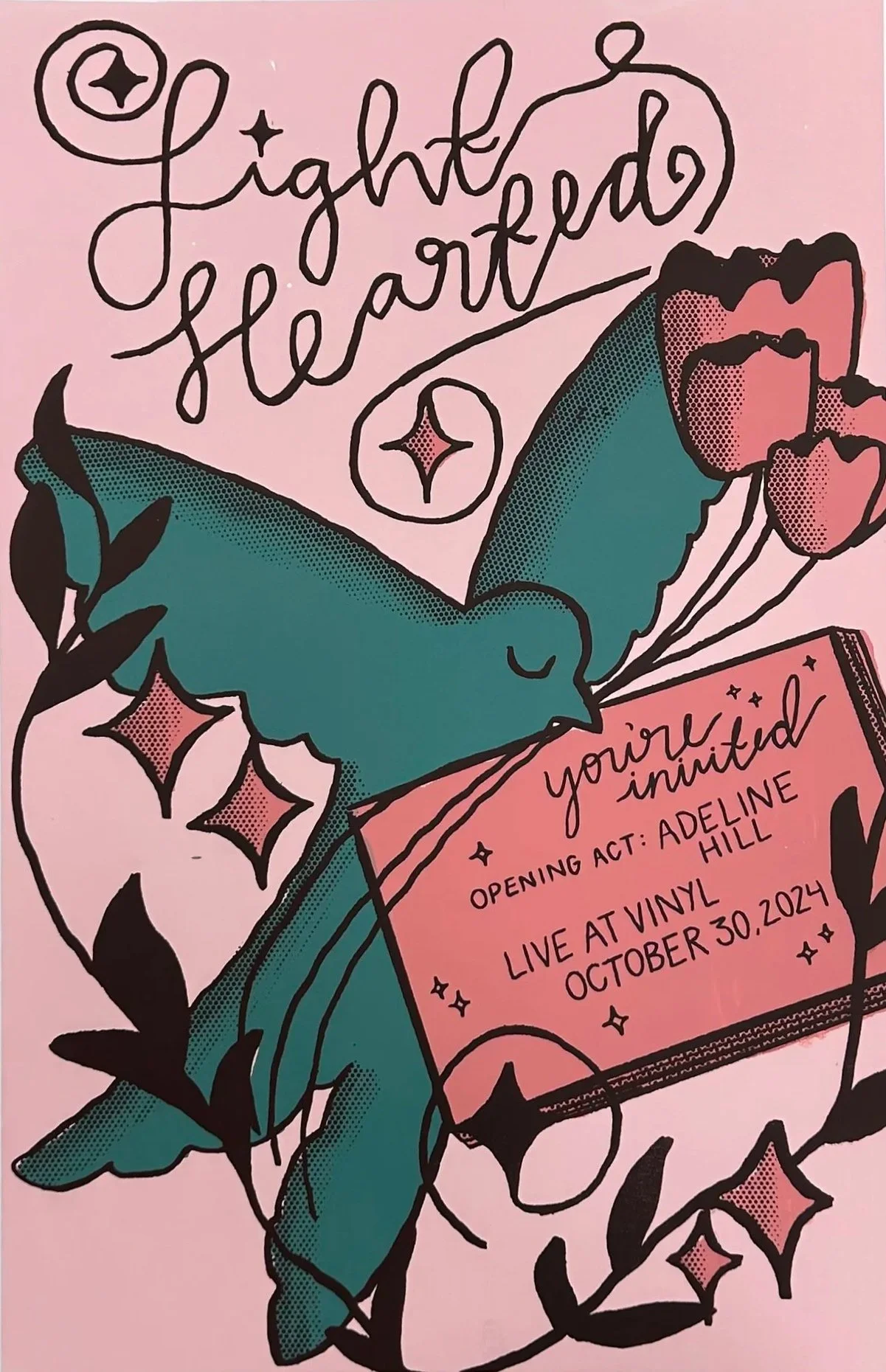 Lighthearted Gig Screenprint